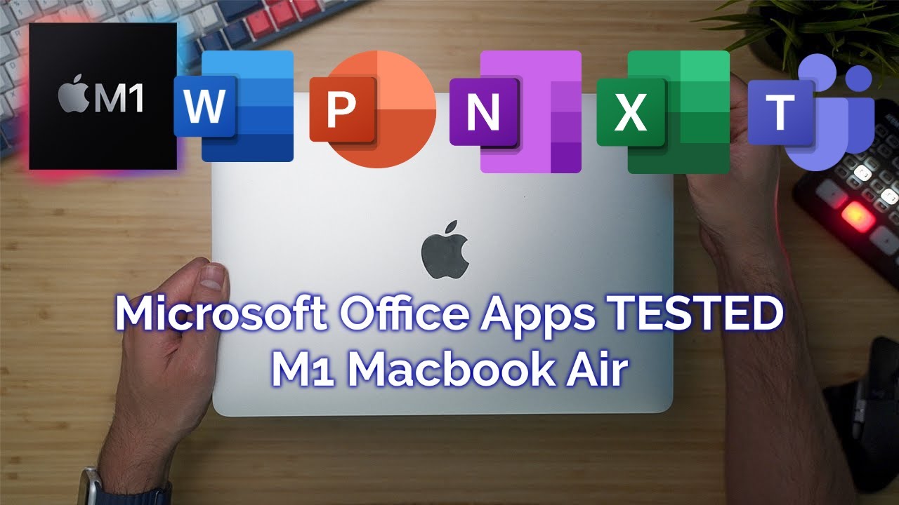 M1 MacBook Running Microsoft Office Suite Performance Test - (RAM & CPU Usage)