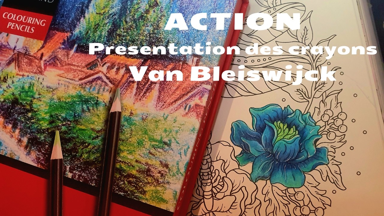 HALL Action : les nouveaux crayons de couleurs . présentation et test colo . il m en faut une encore