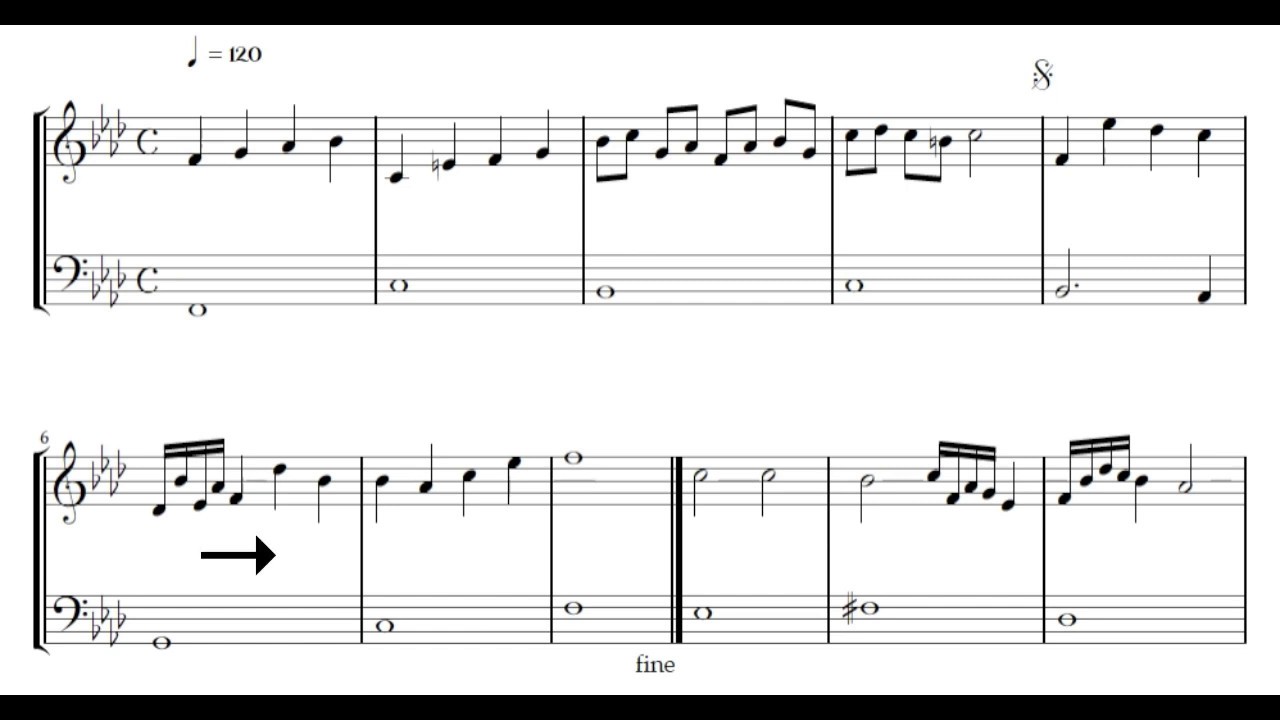 Minute Lesson #8: D.S. al Fine, Segno, & Fine