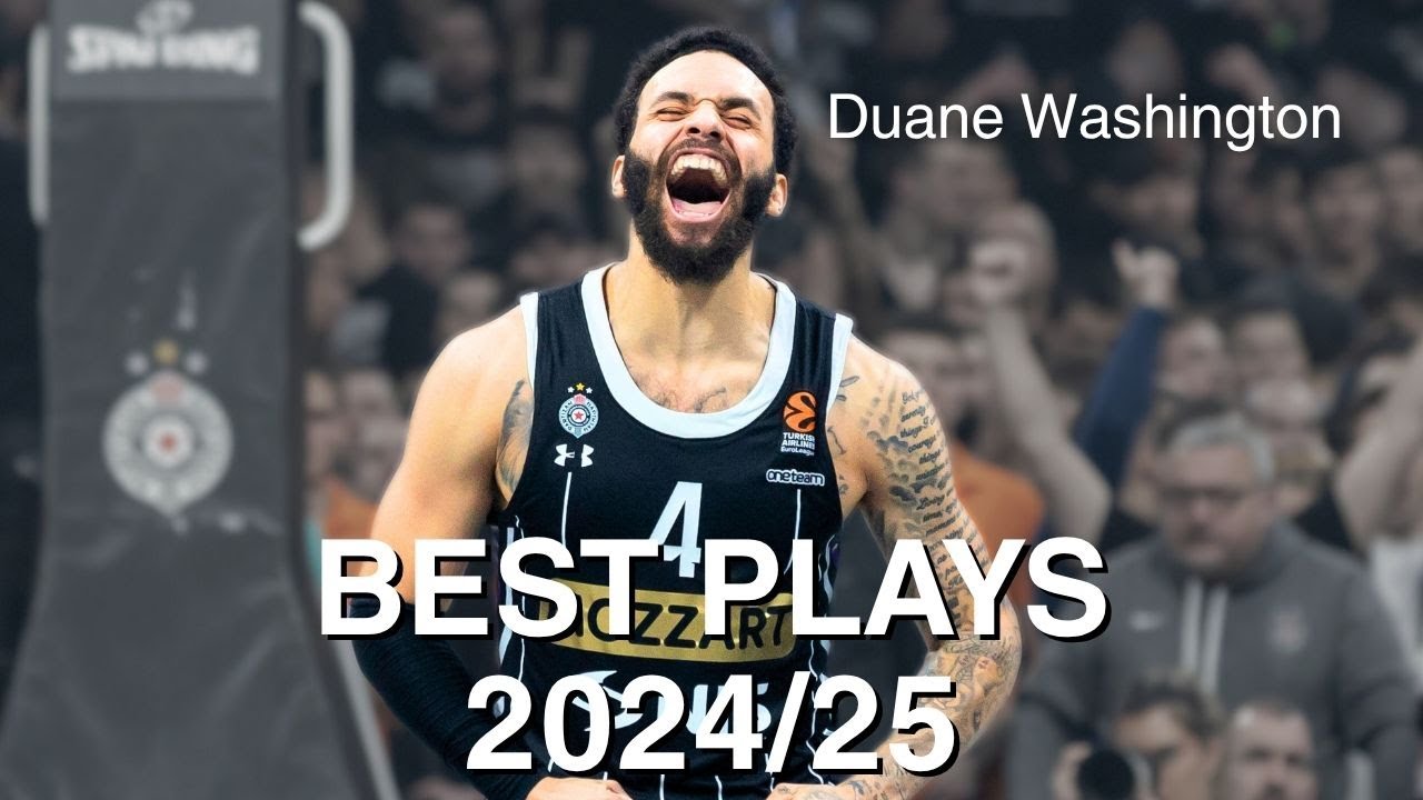 Duane Washington | EuroLeague Highlights 2024/25 | Partizan Mozzart Bet