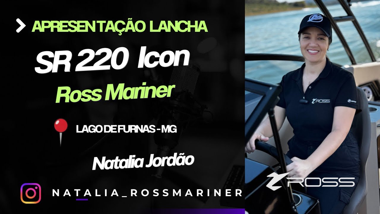 Lancha Ross Mariner - SR 220 Icon | Lancha Incrível!🛥️⚓️