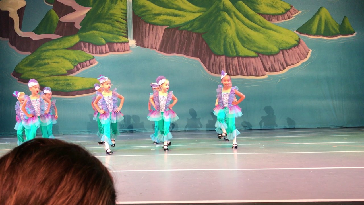 Peter Pan dress rehearsal: Amelia mermaid tap