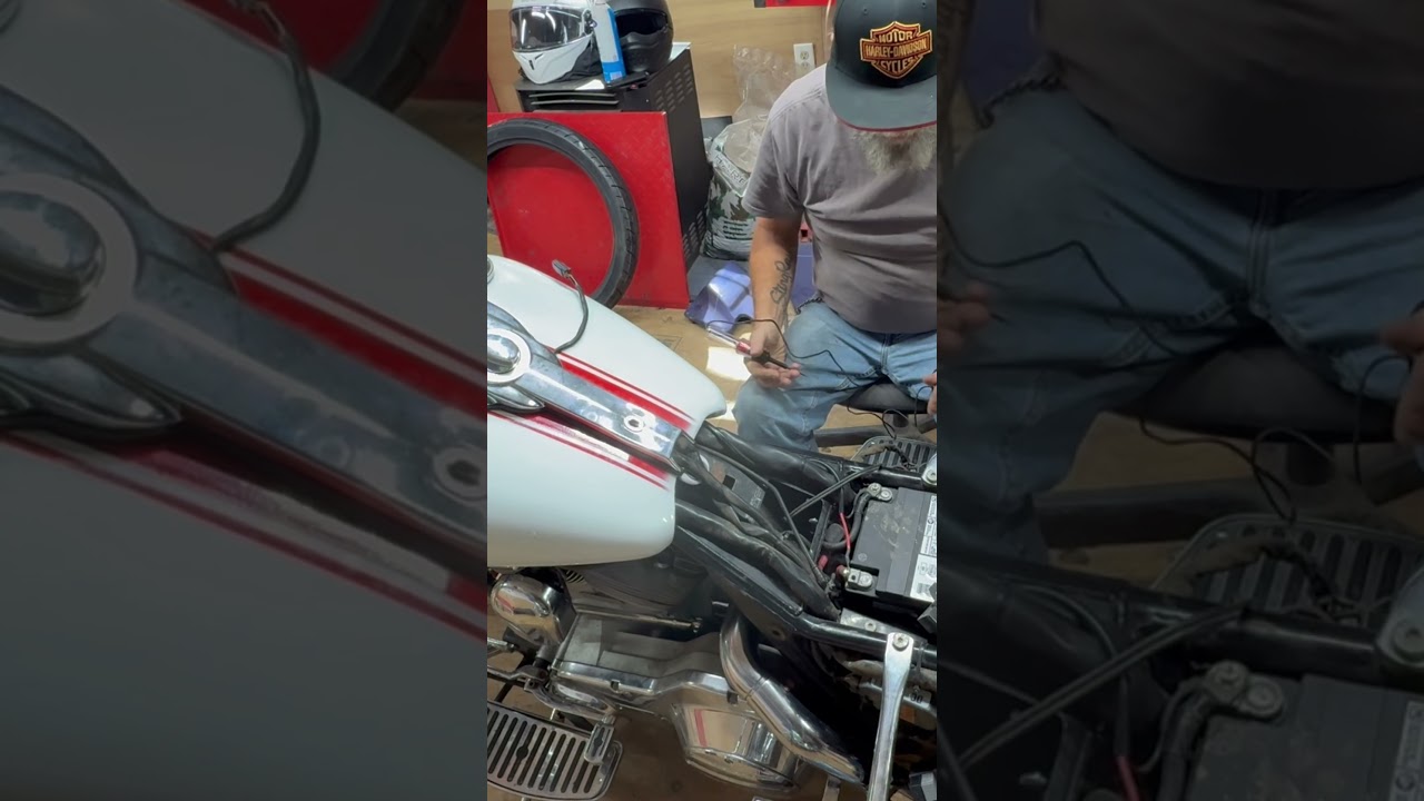 Fuel pump voltage and wiring check to see if you have a dead fuel pump on your Harley Davidson