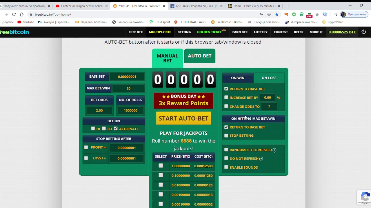 FreeBitco in   Bitcoin, Bitcoin Price, Free Bitcoin Wallet, Faucet, Lottery and Dice!   Google Chrom