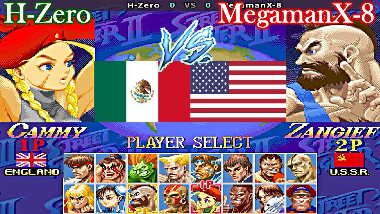 Super Street Fighter II X: Grand Master Challenge - H-Zero vs MegamanX-8