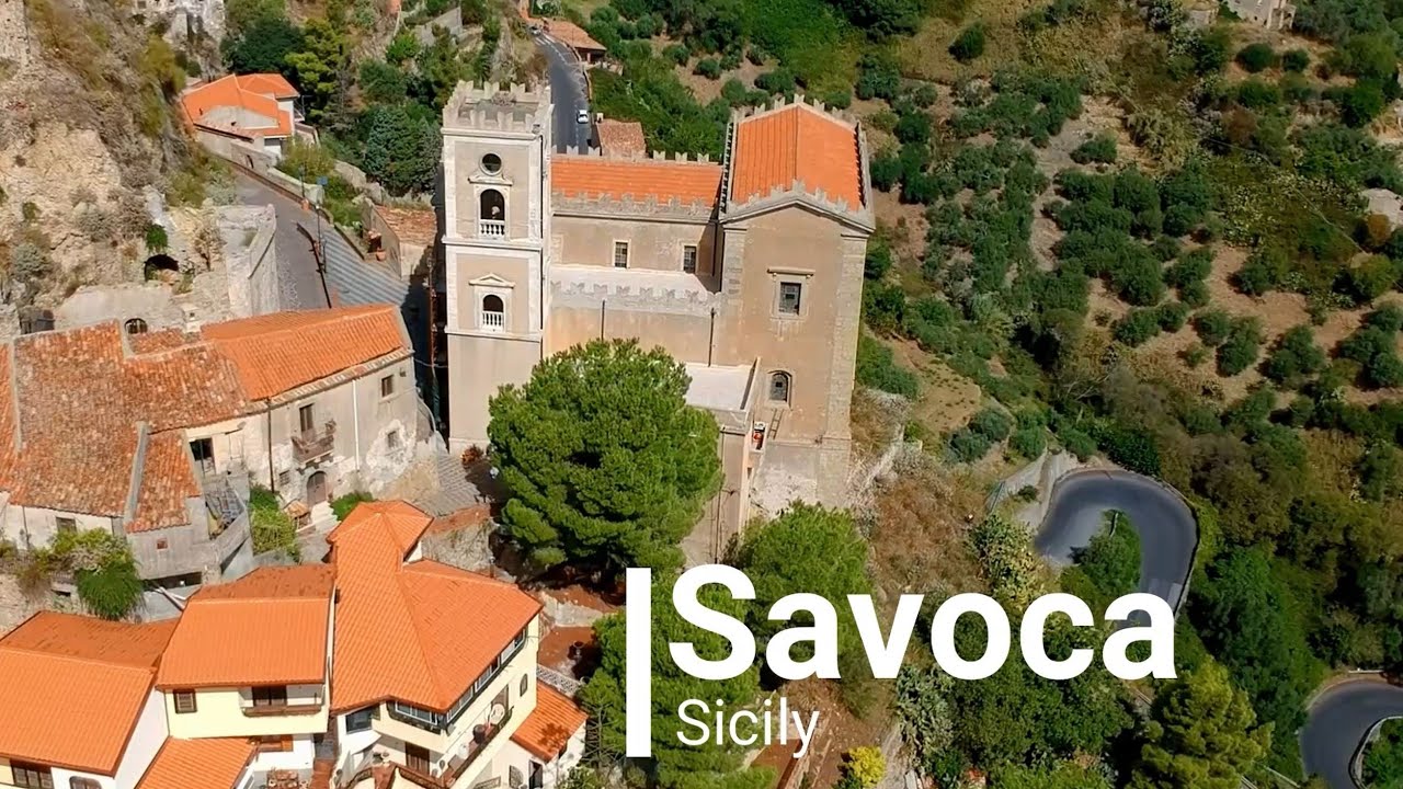 Savoca, Sicily (aerial views)