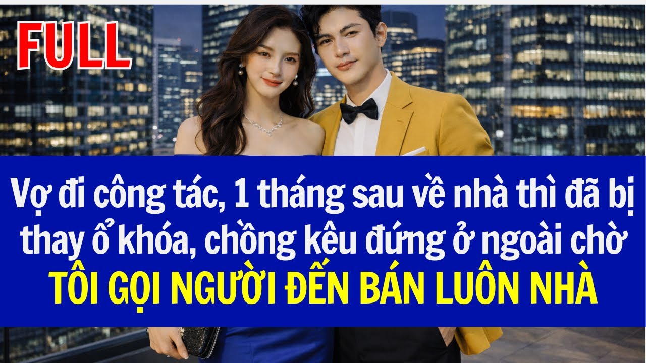 Vợ đi công tác, về nhà thì đã bị thay khóa, chồng kêu đứng ở ngoài chờ, TÔI GỌI NGƯỜI BÁ/N LUÔN NHÀ