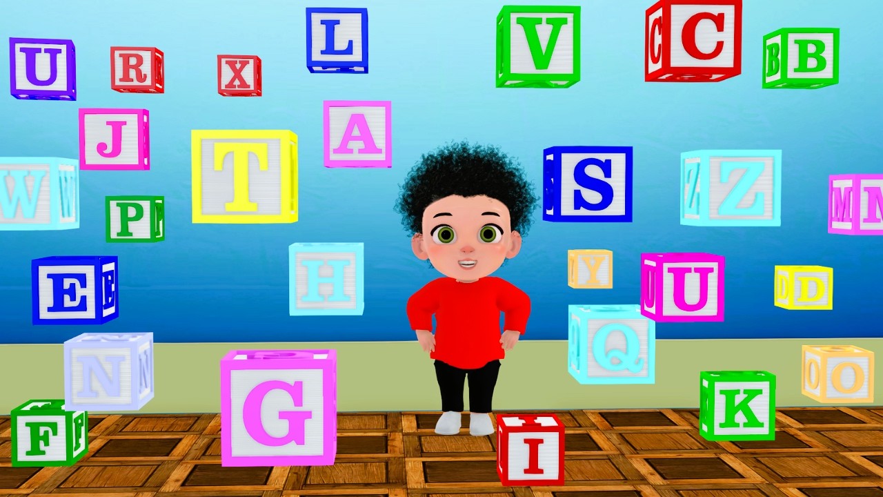 Let’s Learn the Alphabet Song | ABC Song A to Z for Kids | Happy Fun Toons