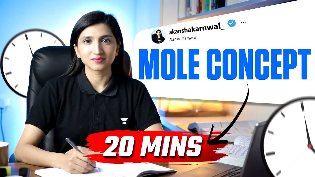 Mole Concept One Shot in 20 Minutes | #neet2026 #akanshakarnwal 