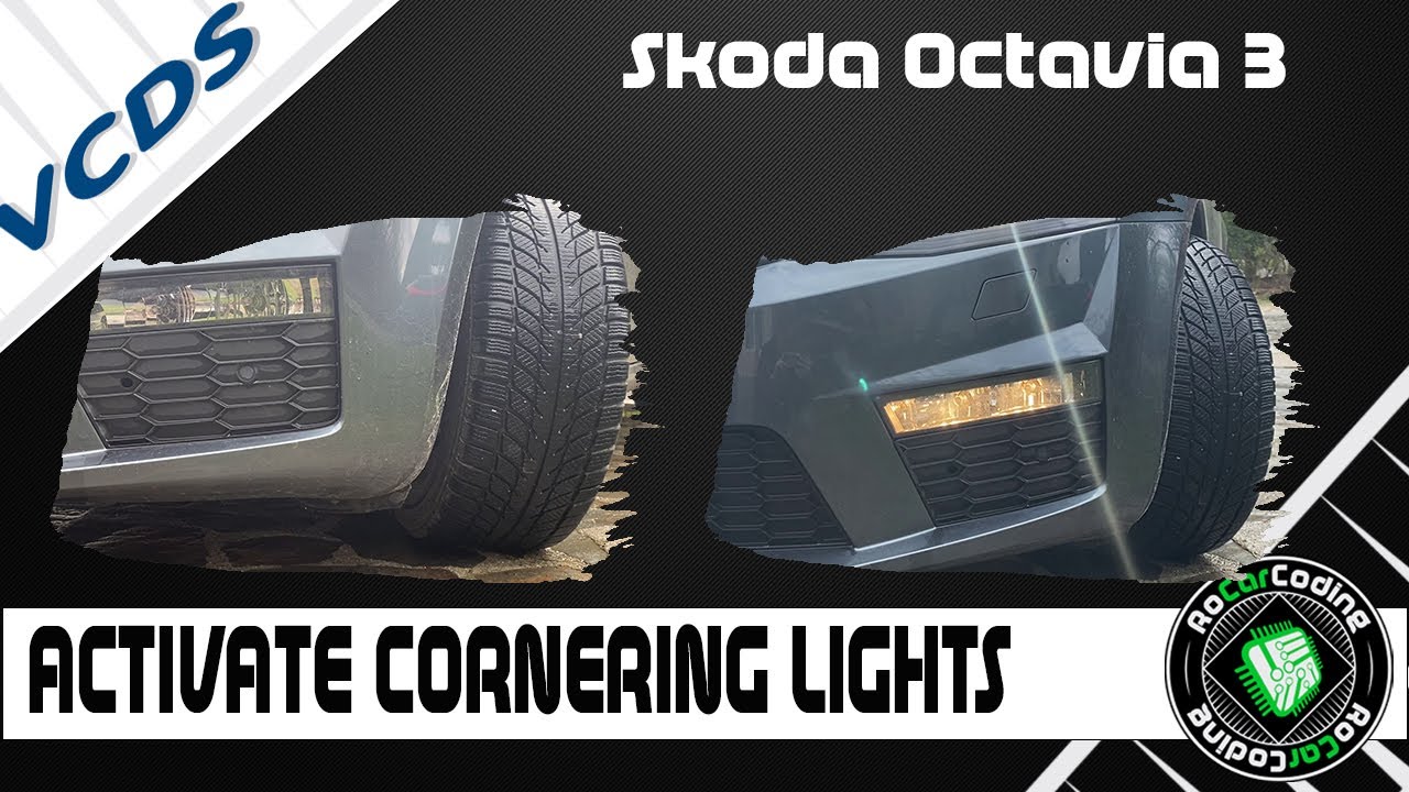 ACTIVATE CORNERING LIGHTS | SKODA OCTAVIA 3 vRs | #VCDSCODING