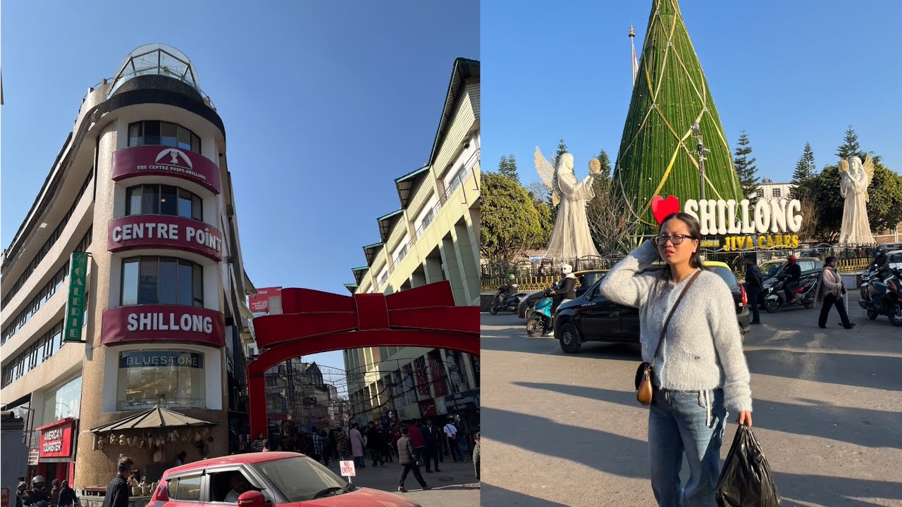 Exploring the police bazar of Shillong, Meghalaya