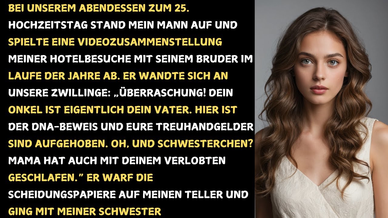 Ehemann enthüllt Ehefrau's 18-jährige Affäre mit Bruder bei Jubiläum – DNA-Test als Rache