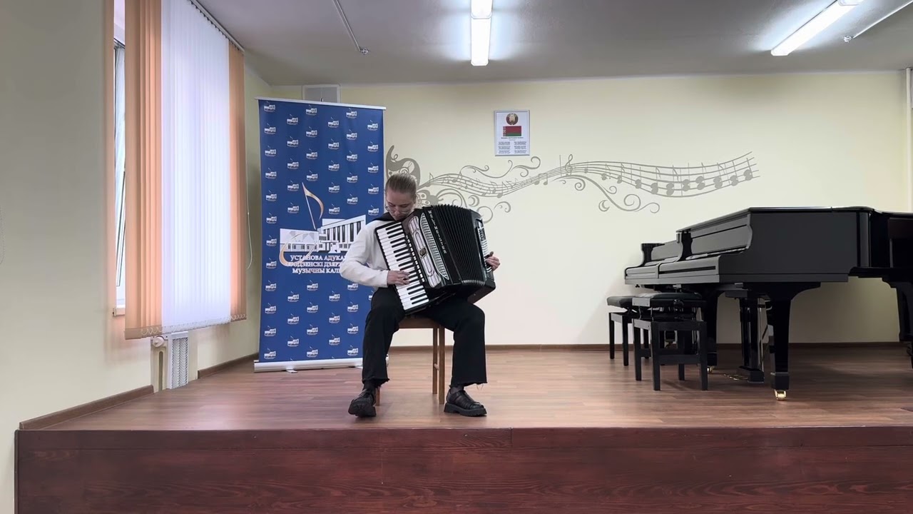 Круковская Ульяна, В.Мотов Обработка РНП «Возле речки, возле моста», В.Грушевский Токката №1