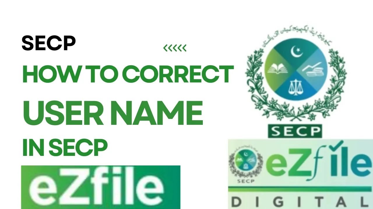 How to Correct Name in SECP eZfile | How to Correct Username in SECP | SECP Name Spelling Correction