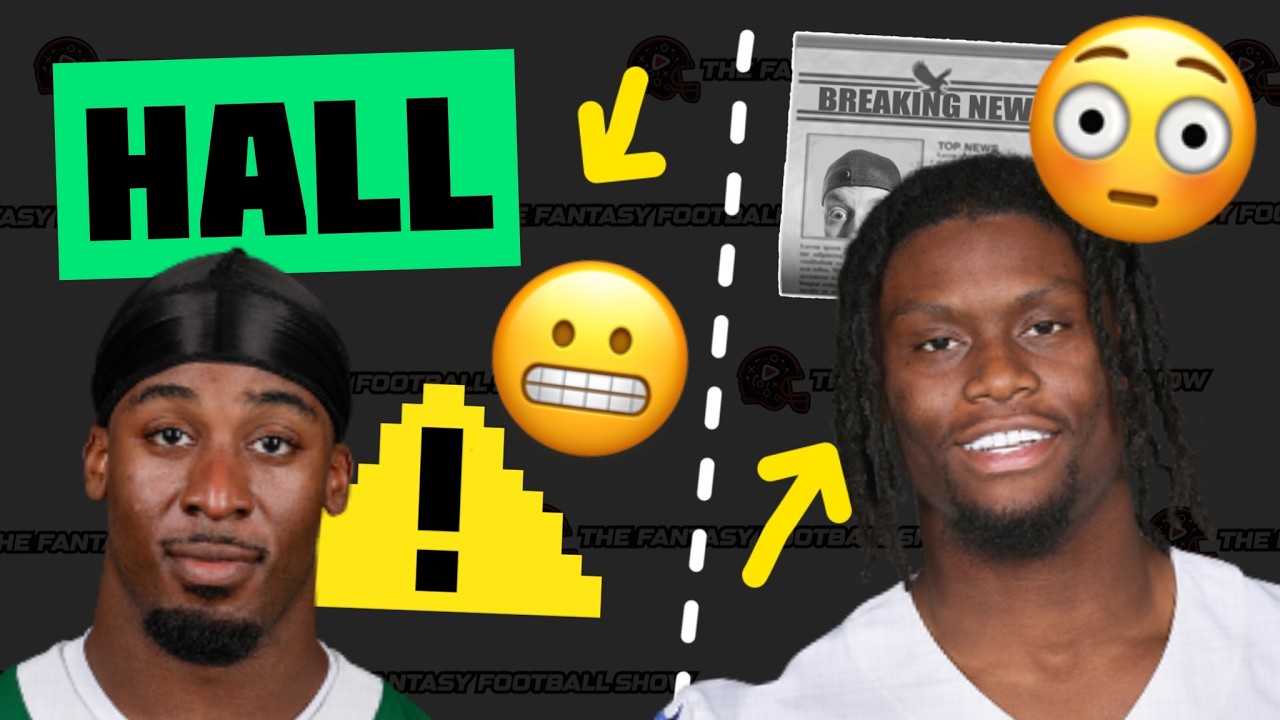 BREAKING: Breece Hall RBBC; George Pickens CONCERN?