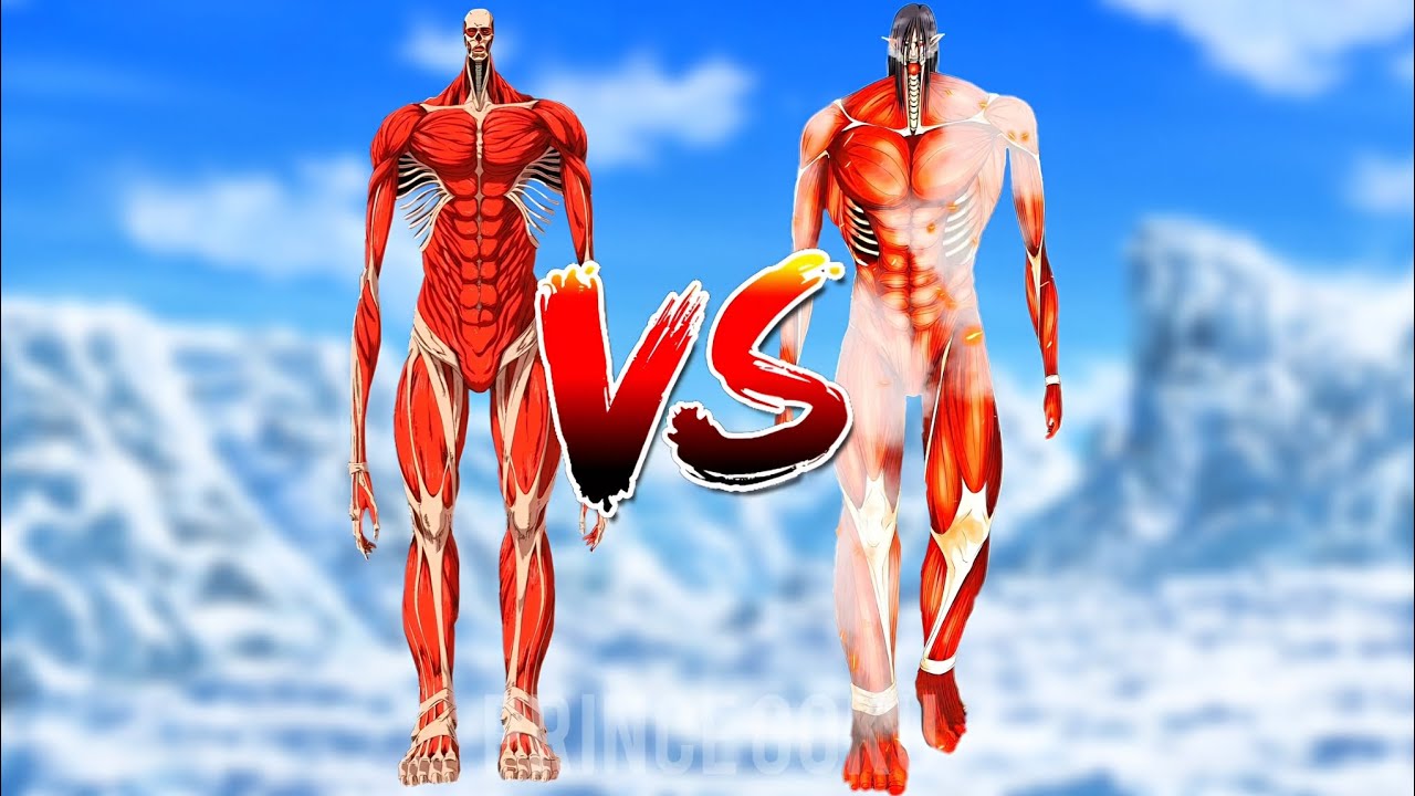 Armin Colossal Titan vs All Abnormal Titans, Ymir & Eren🔥 | Titan War Begins! |#aot#eren#viralvideo