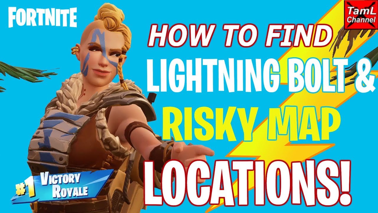 Fortnite: How to Find LIGHTNING BOLT & Risky Reels MAP LOCATIONS!