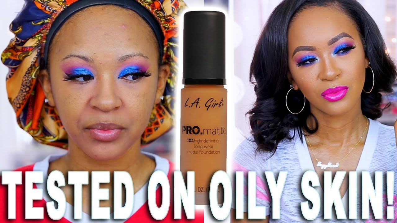 LA GIRL PRO MATTE FOUNDATION REVIEW ON OILY SKIN ♡ Fayy Lenee Beauty