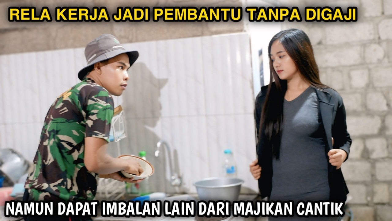 RELA KERJA JADI PEMBANTU TANPA DIGAJI ! NAMUN DAPAT IMBALAN LAIN DARI MAJIKAN CANTIKNYA,,,,