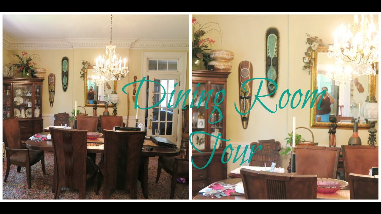 Dining Room Tour African Inspired! Historic home