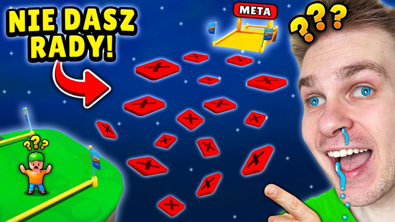 ZAŁOŻYMY SIĘ? 🤝 NIE DASZ RADY PRZEJŚĆ *NOWEJ* MAPY MRBEAST 🚫 za PIERWSZYM RAZEM 🏆 w Stumble Guys!