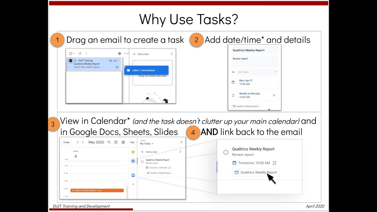 Google Tasks: Create tasks from Emails and multiple tasks from numbered lists