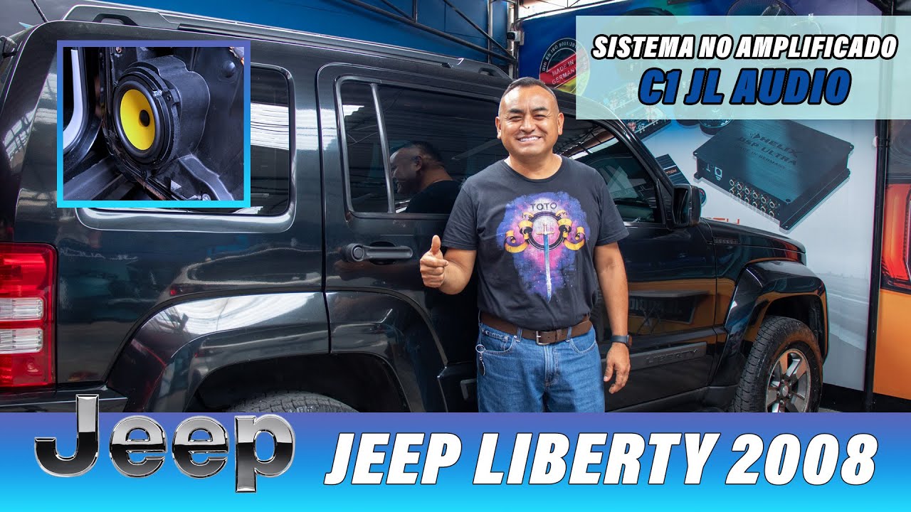 Jeep Liberty 2008 Sistema NO Amplificado JL Audio C1.