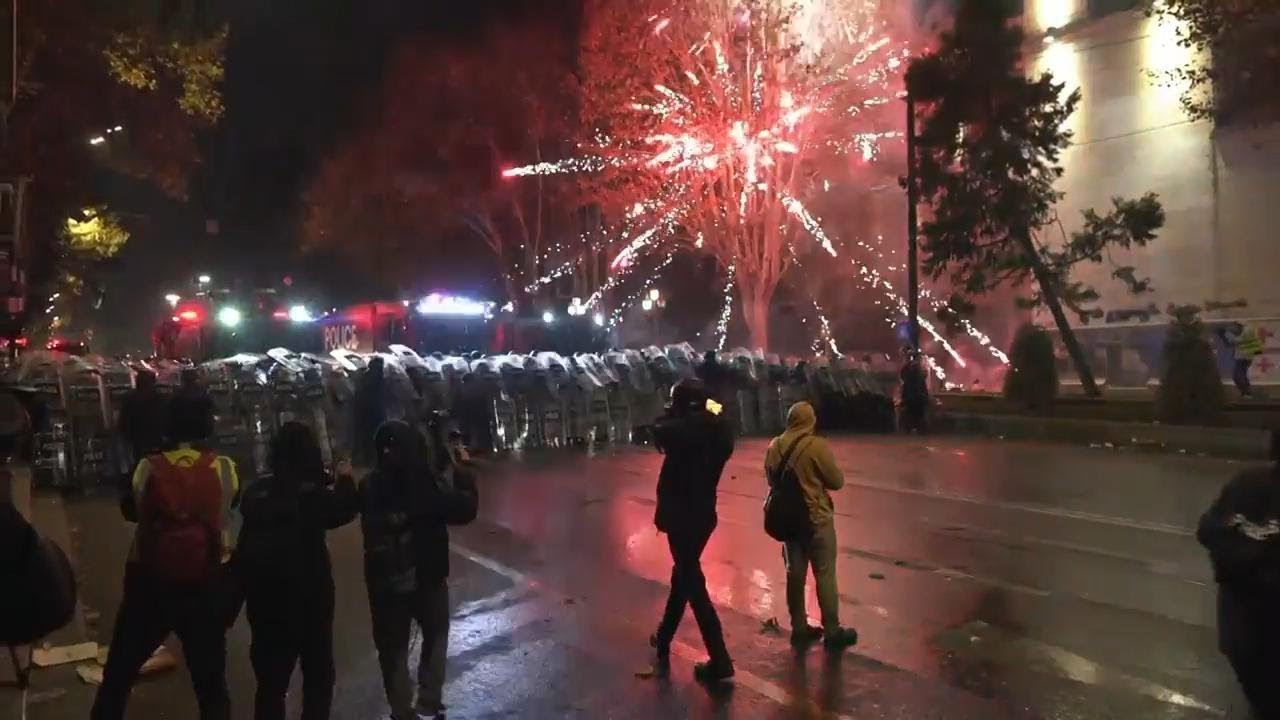 Protesters in Georgia  vow to continue "until victory" despite police crackdown