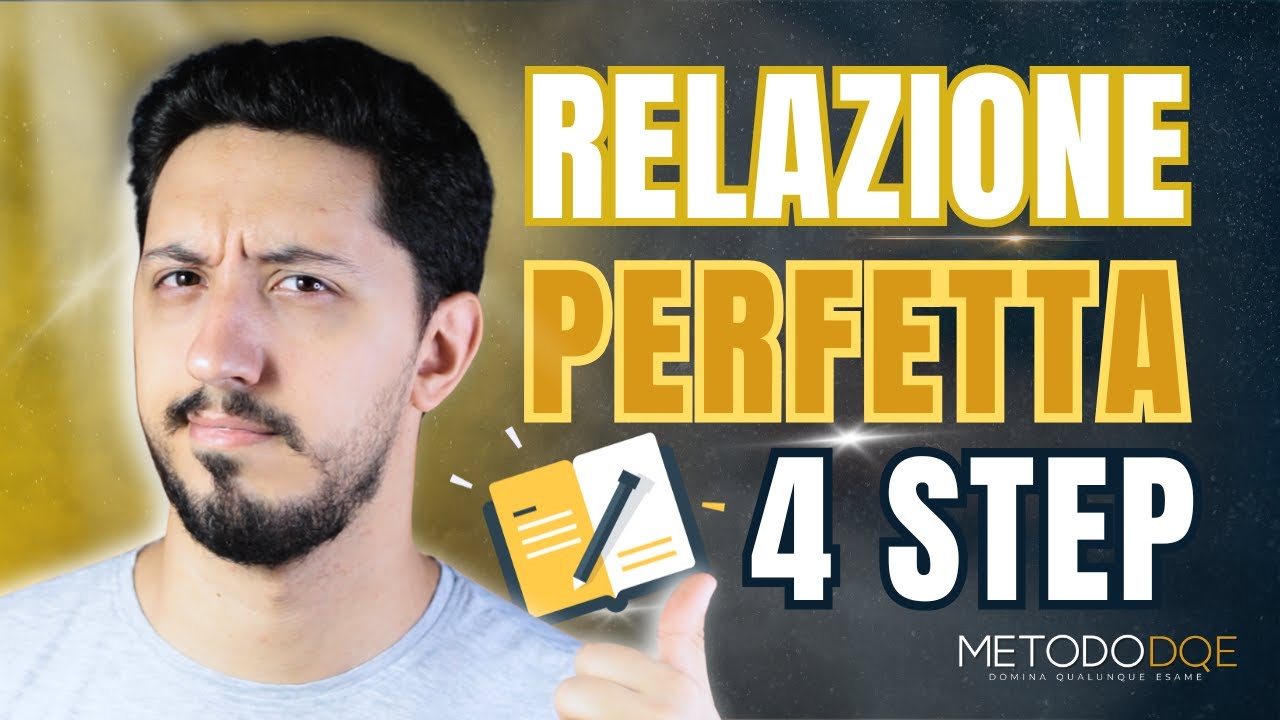 Come Scrivere una Relazione Perfetta: Metodo Facile in 4 Step