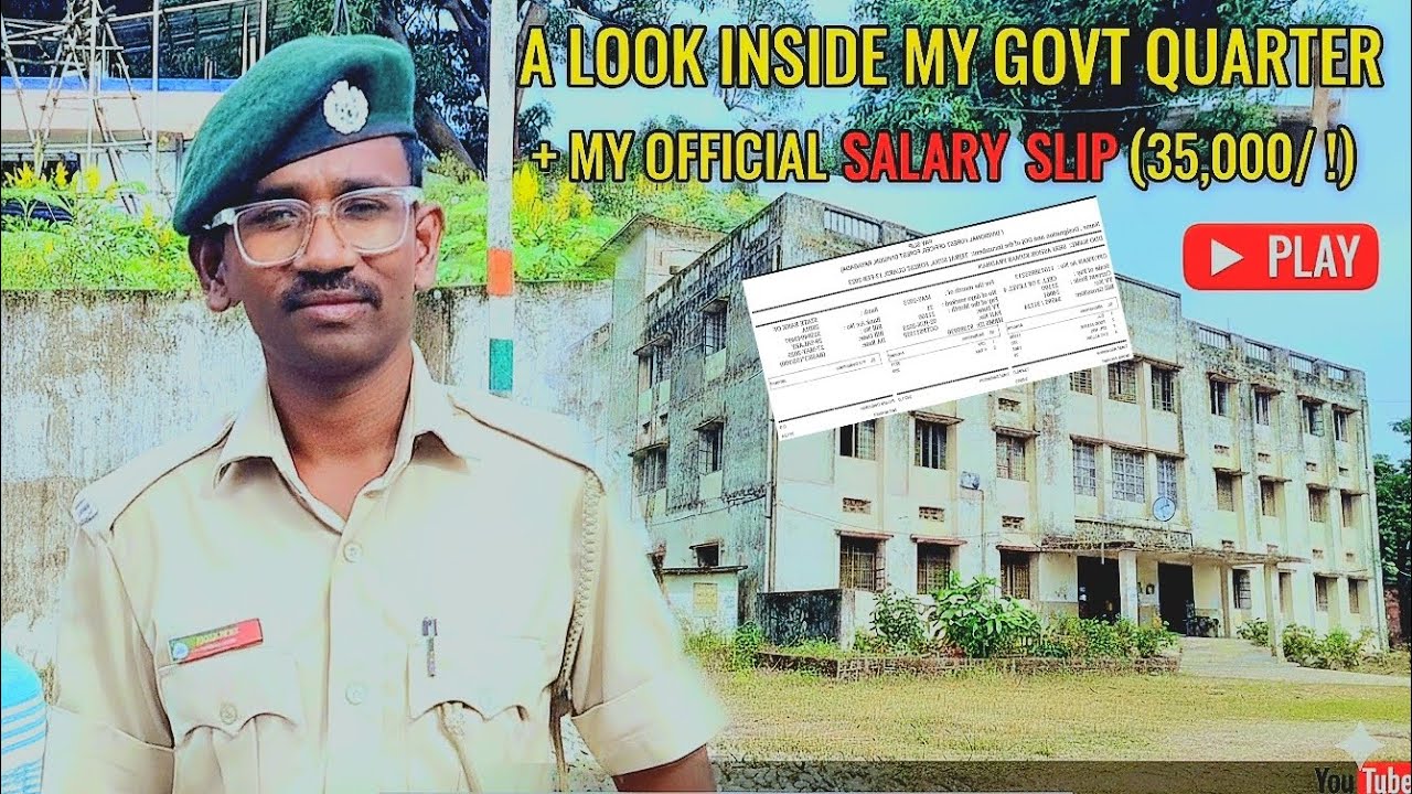 My Govt Quarter Tour and My Salary Slip || Forest Guard Tejraj suna 