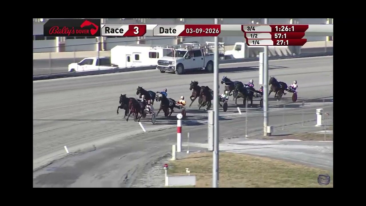 FD Pure Platinum 1st Pl. Win at Dover Downs, March 9, 2026 horse number 4