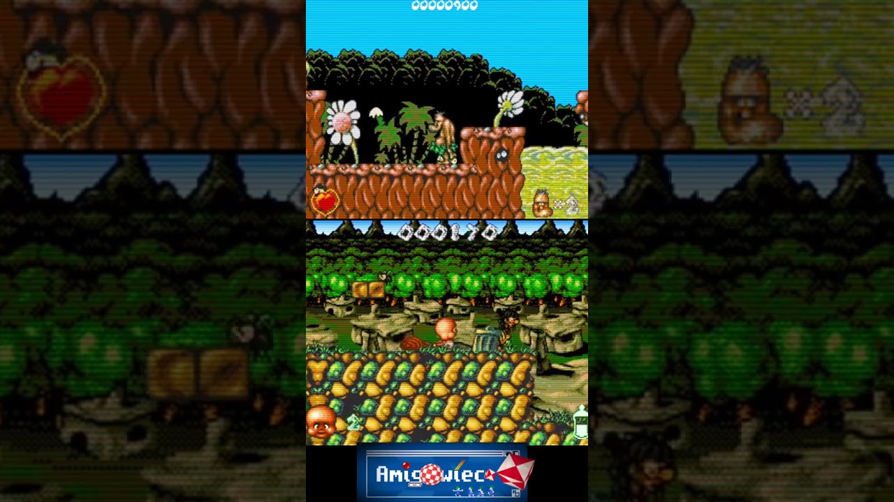 Chuck Rock & Son of Chuck na #Commodore #Amiga500