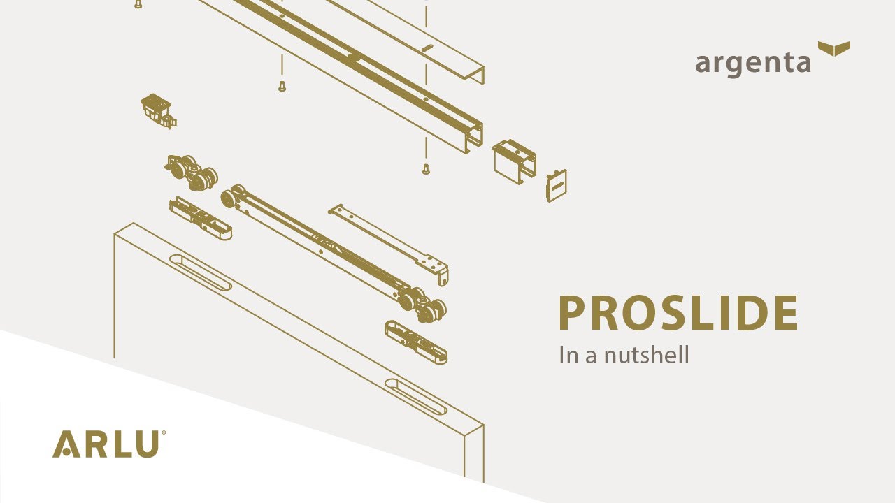 proslide: aluminium sliding door hardware for interior doors (English version)