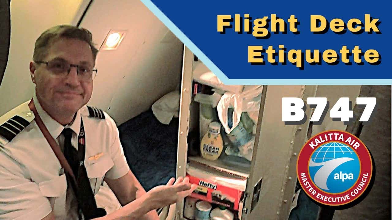 Kalitta Air Pilots Boeing 747 Flight Deck Etiquette