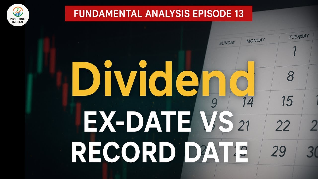 Ex-Dividend Date vs Record Date Explained |Fundamental Analysis Ep 13| #fundamentalanalysis #stocks