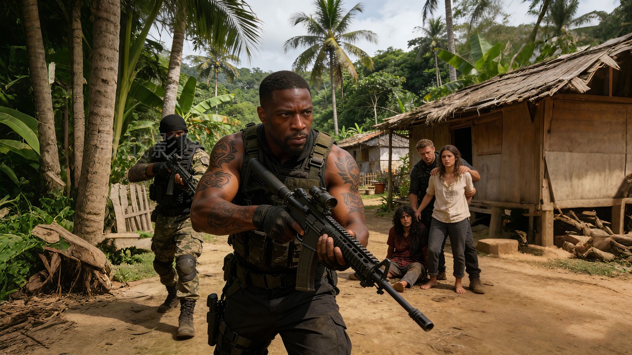 Action Movie! Terrorists raid a village, but special forces strike with thunder, wiping them out!