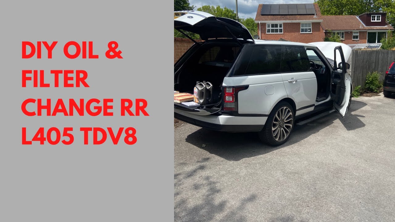 Oil & Filter change on Range Rover L405 4.4 TDV8