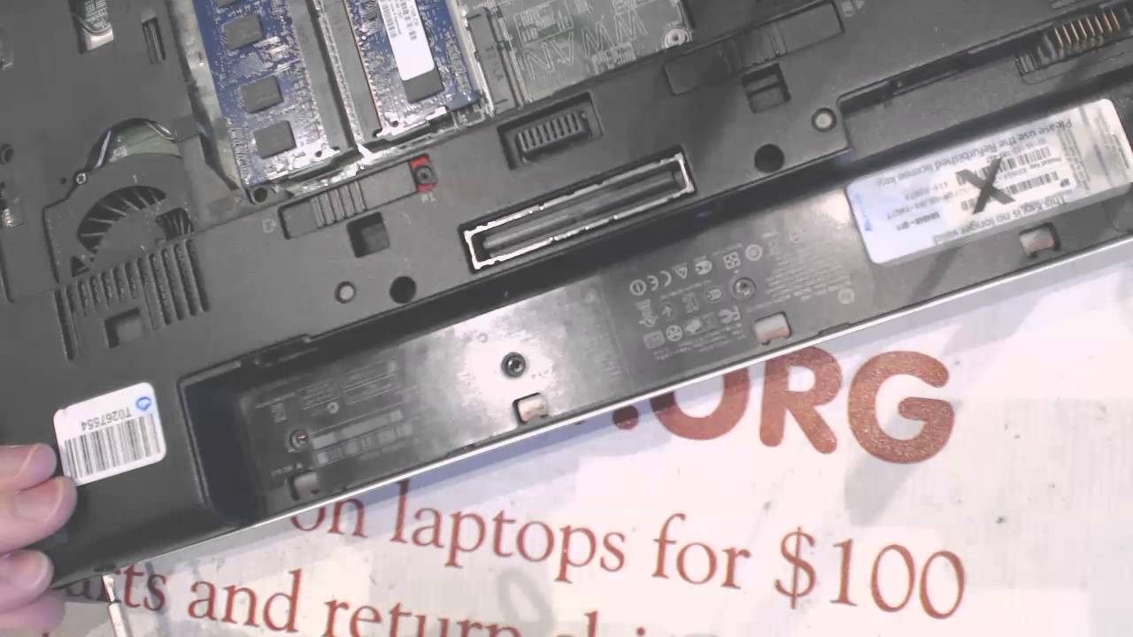 How to repair a broken HP 8560w Elitebook dc power jack socket input port on laptop
