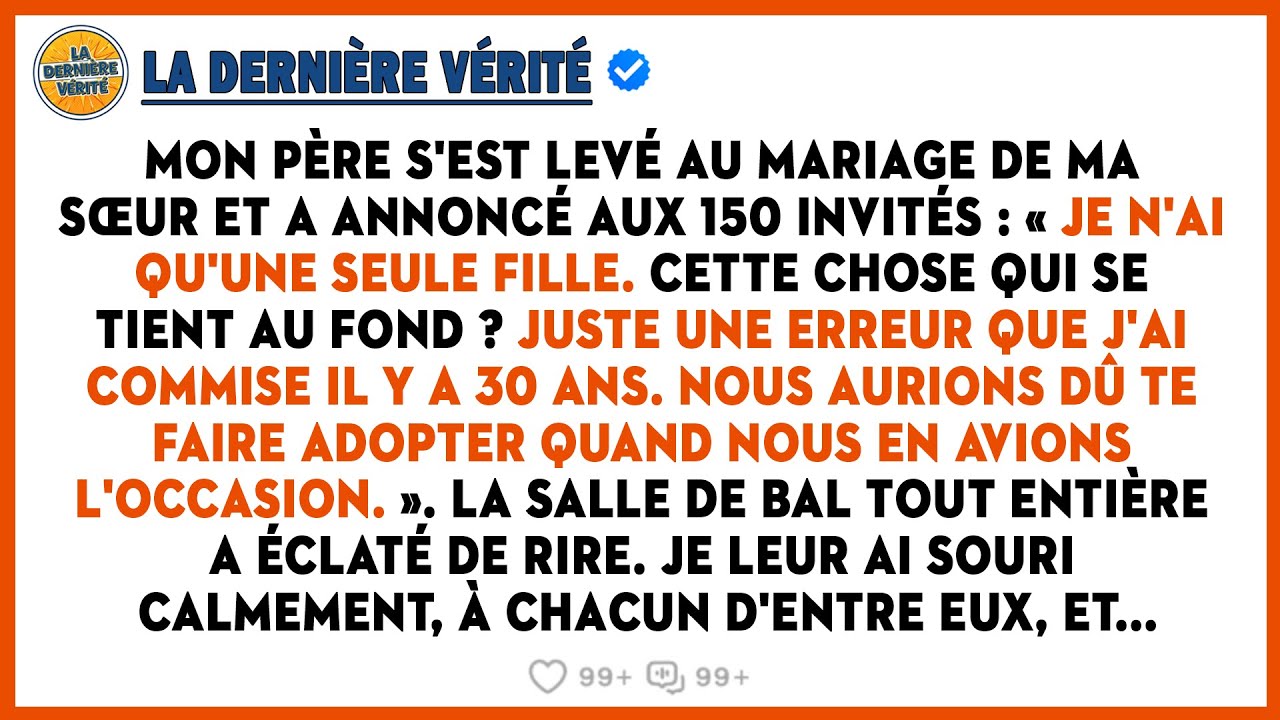 Mon Père M'a Humiliée Au Mariage De Ma Sœur, Deux Mois Plus Tard, Mon Téléphone A Explosé D'appels
