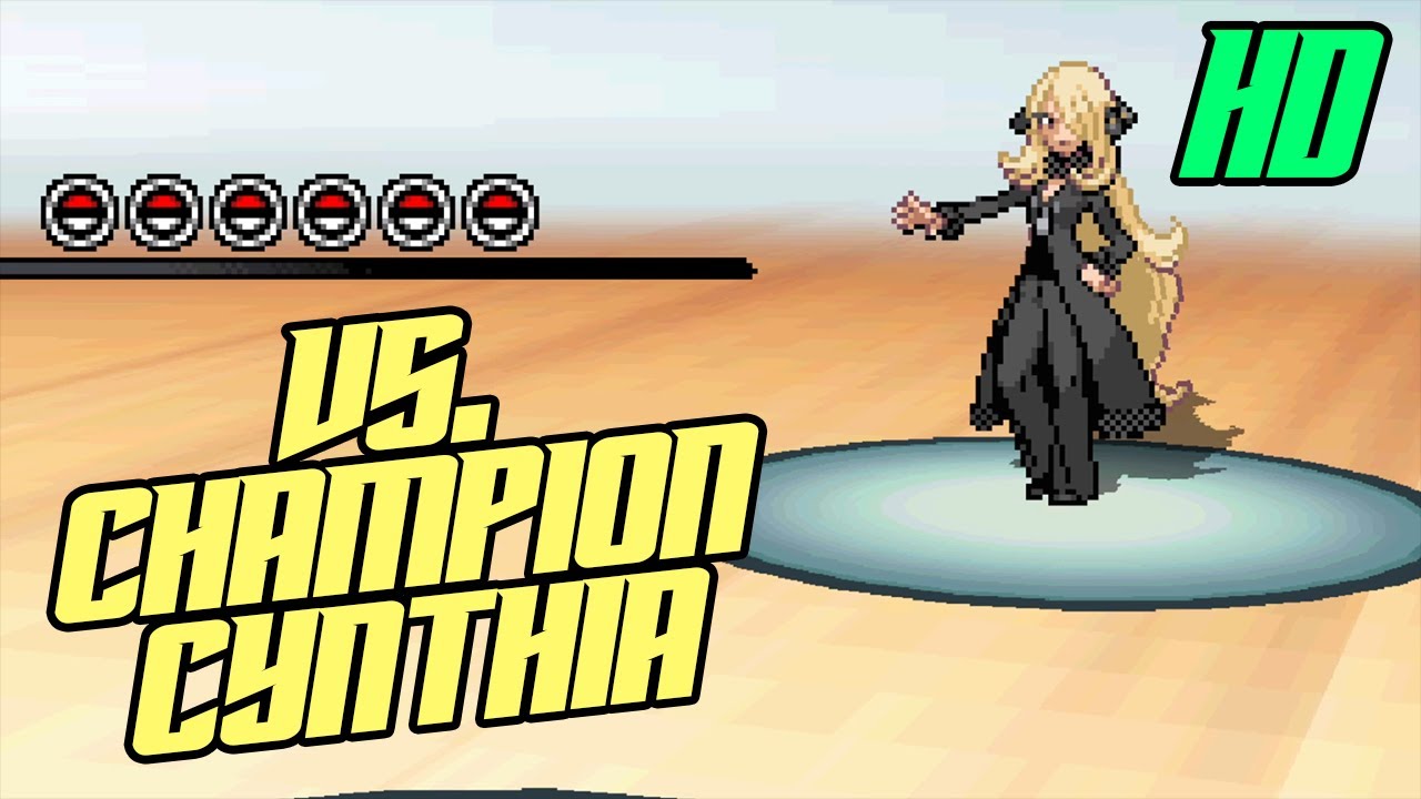Pokemon Black 2 White 2 - VS. Champion Cynthia (HD)