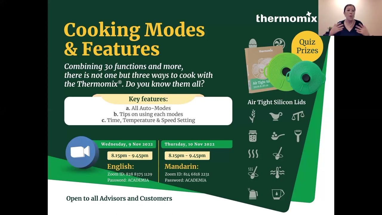 Thermomix® Cooking Modes & Features Training (English)
