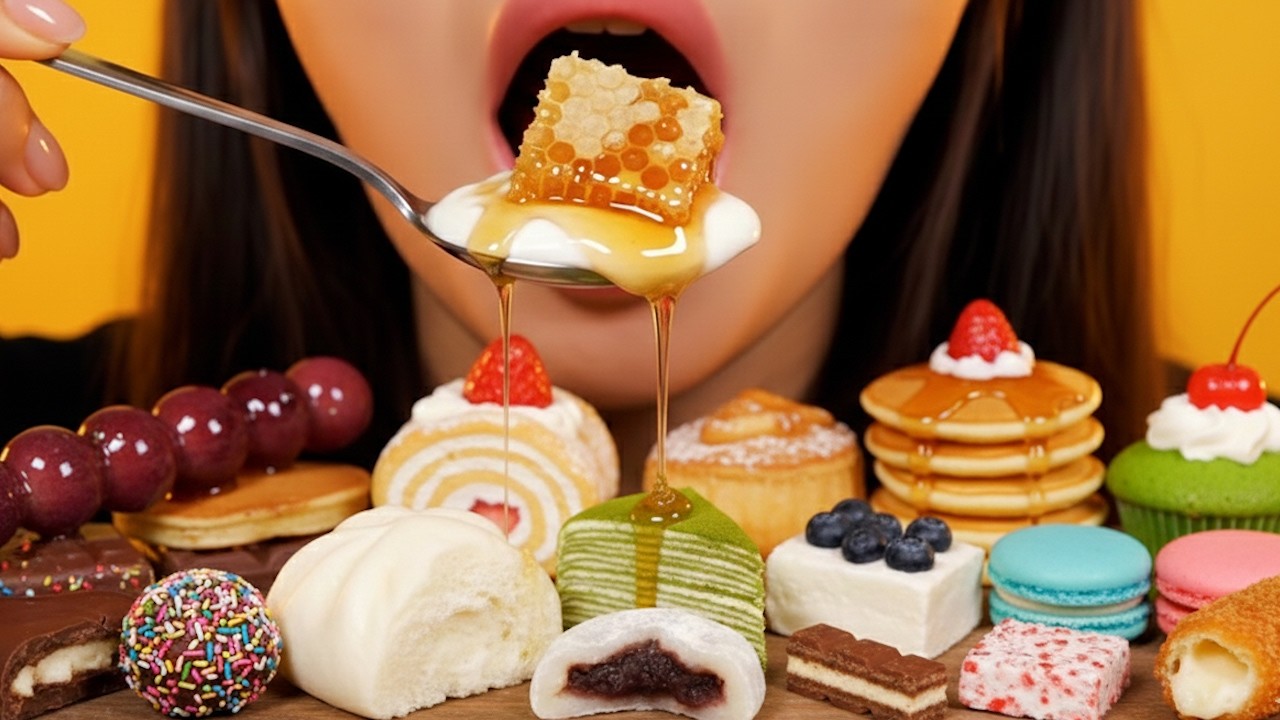 ASMR MUKBANG | CHOCOLATE PARTY | Viral Dubai Chocolate 🍫Dubai Chocolate Asmr Mukbang#dubai#dessert