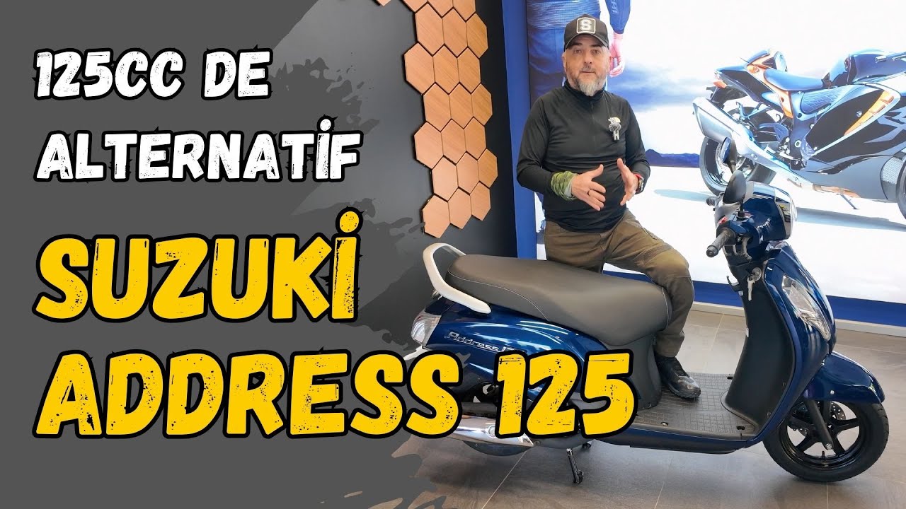 Suzuki Address 125cc | Sehir Ulaşımında Alternatif Scooter | Hayat Motorla Güzel