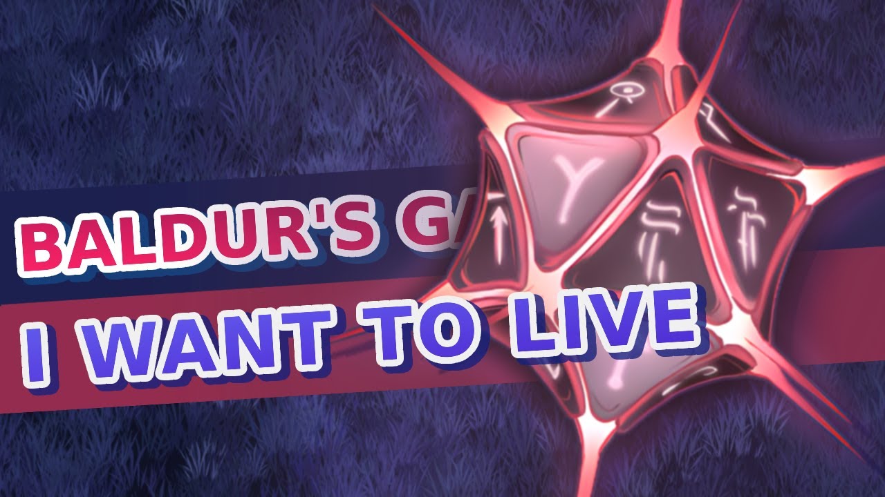 Baldur's Gate 3 - I want to live POLSKI COVER