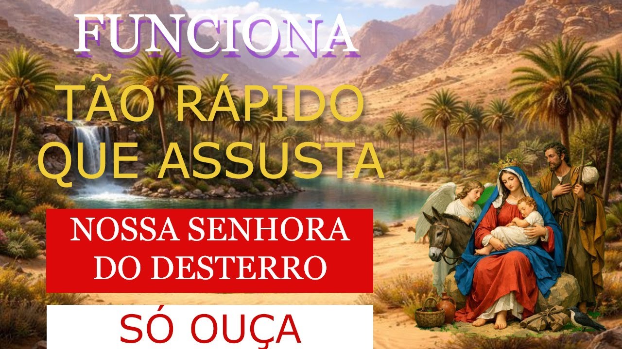 ORAÇAO CONTRA INIMIGOS, PRAGAS, INVEJA, ATRAI PROSPERIDADE, ABUNDÂNCIA E CURA.NOSSA SENHORA DESTERRO