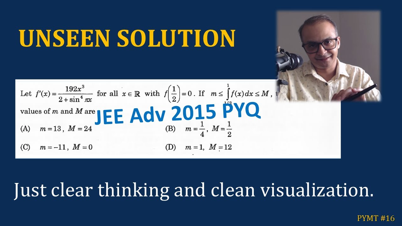 The unseen solution of this JEE Advanced PYQ from Integration | Graphical Insight 