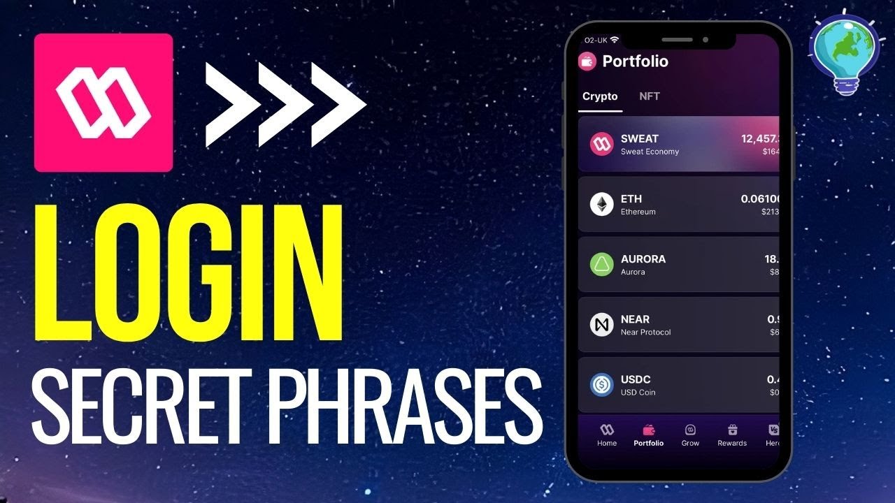 How to Login Sweat Wallet Using Secret Phrases (2024 Update)
