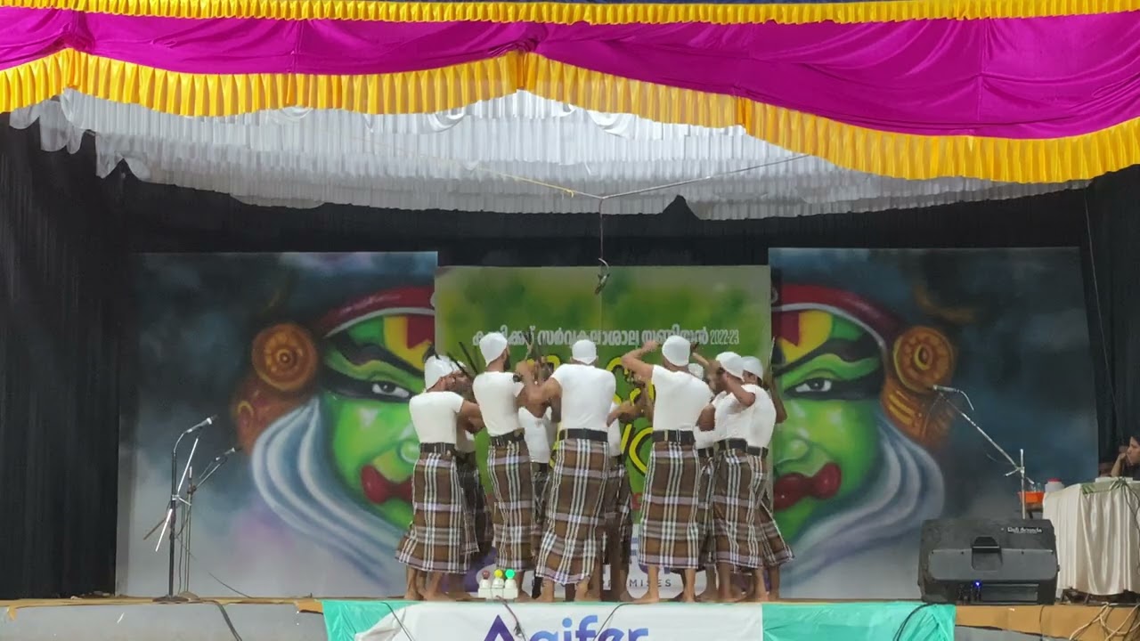 Calicut University Interzone 2023 #kolkali 2nd Prize Malabar College (code no.106)