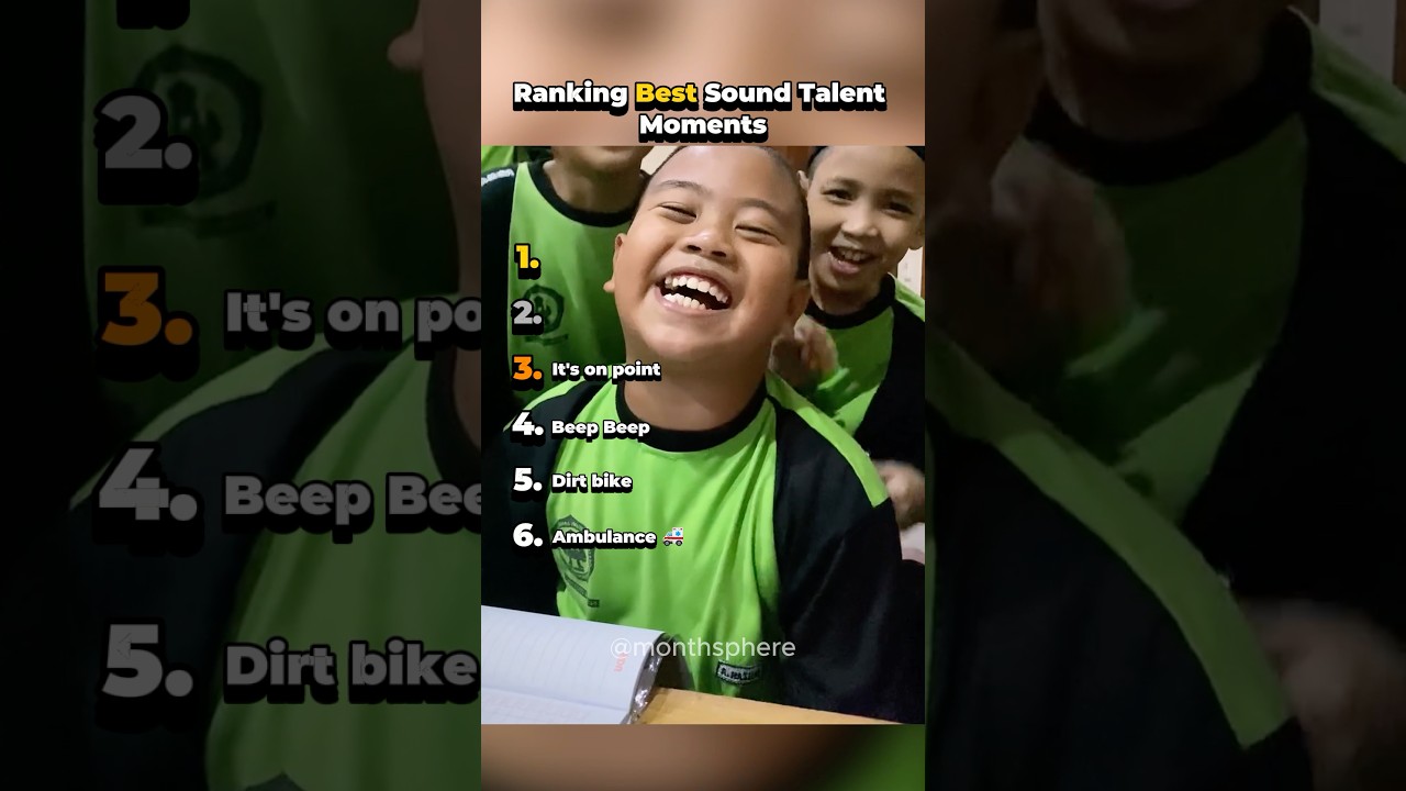 Ranking Best Sound Talent Moments #shorts