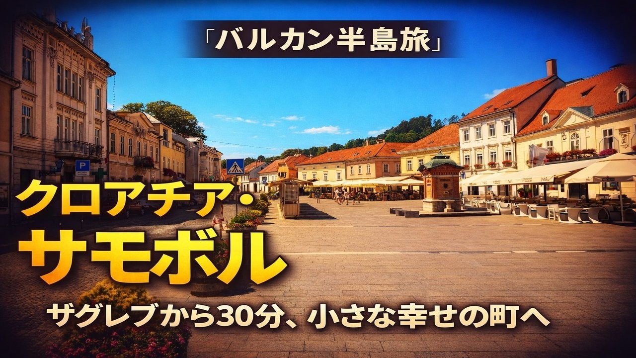 【バルカン半島旅7】クロアチア・サモボル ザグレブから30分、小さな幸せの町へ